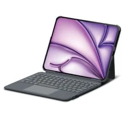 Smartix Premium 4 in 1 Det.Wireless Keyboard for iPad Air 11-inchM2 & 10.9-inch/Pro 11-inchM2/10.9 10th Gen - Black